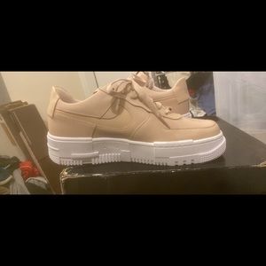 New Nike Air Force 1 light salmon pink